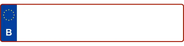 Belgium license plate visualization