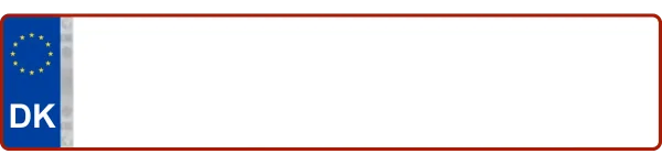 Denmark license plate visualization