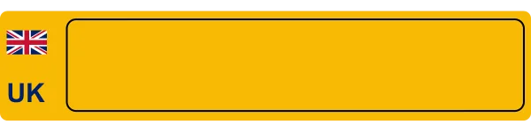 United Kingdom license plate visualization