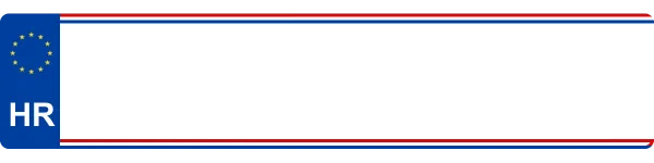 Croatia license plate visualization
