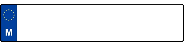 Malta license plate visualization