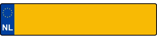 Netherlands license plate visualization