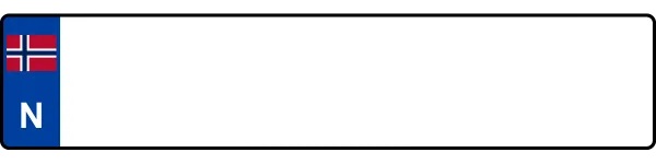 Norway license plate visualization