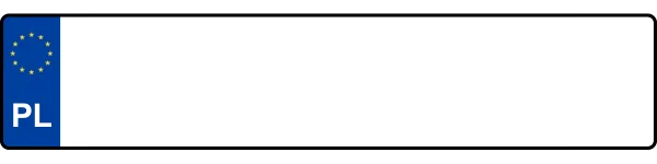Poland license plate visualization