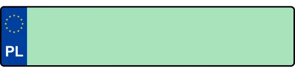 Poland Electric Vehicle license plate visualization