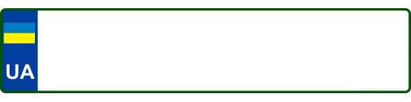 Ukraine Electric Vehicle license plate visualization