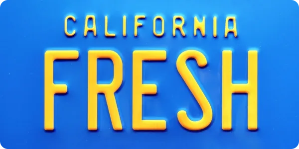 The Fresh Prince of Bel-Air license plate visualization