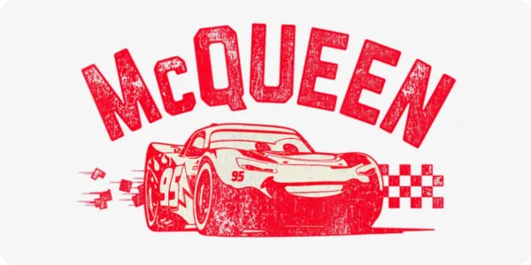 Lightning McQueen license plate visualization