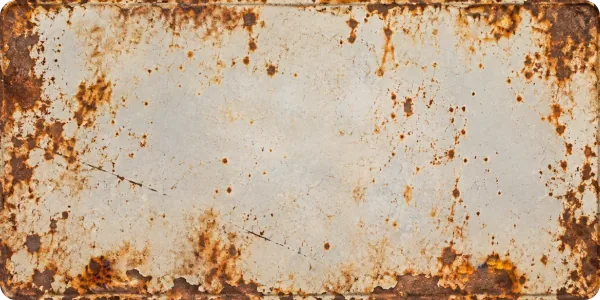 Rusty Plate license plate visualization