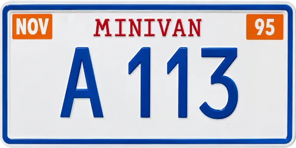 Toy Story license plate visualization