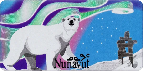 Nunavut license plate visualization