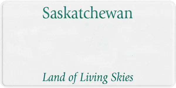 Saskatchewan license plate visualization