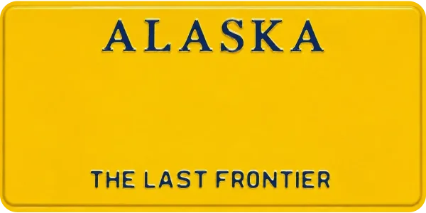 Alaska license plate visualization