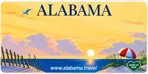 Alabama license plate visualization