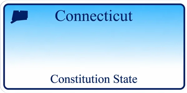 Connecticut license plate visualization