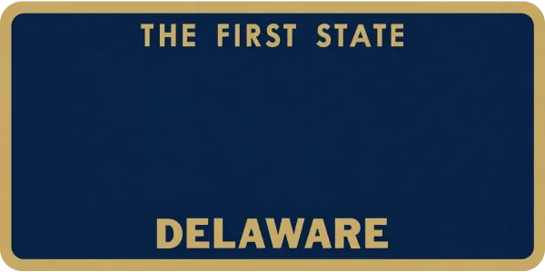 Delaware license plate visualization
