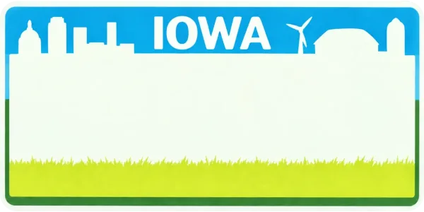 Iowa license plate visualization