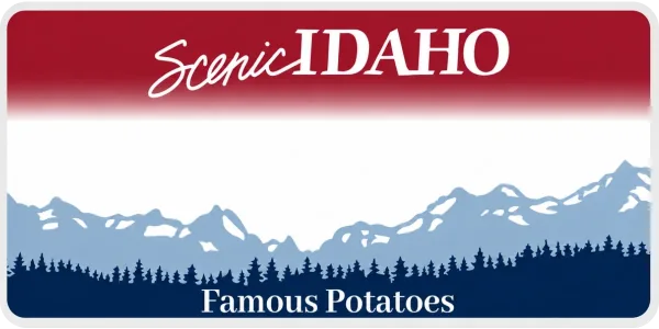 Idaho license plate visualization