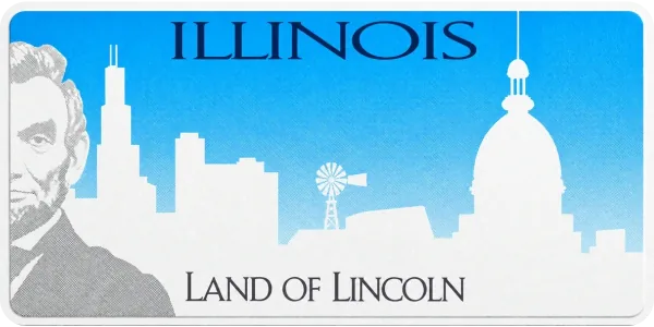 Illinois license plate visualization