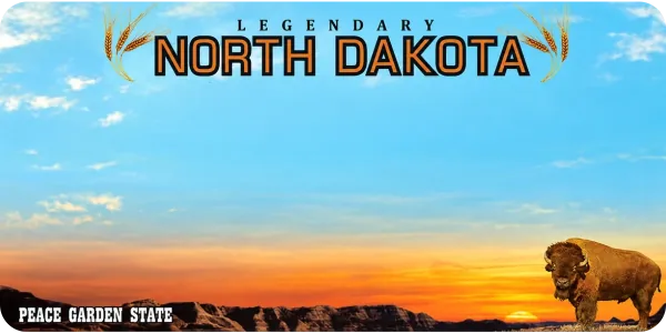North Dakota license plate visualization
