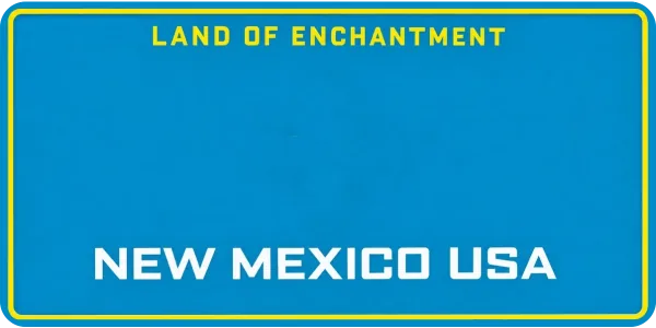 New Mexico license plate visualization
