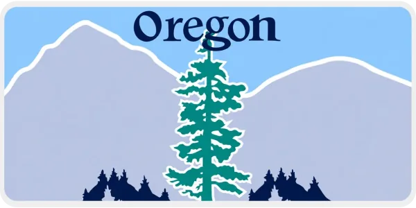Oregon license plate visualization