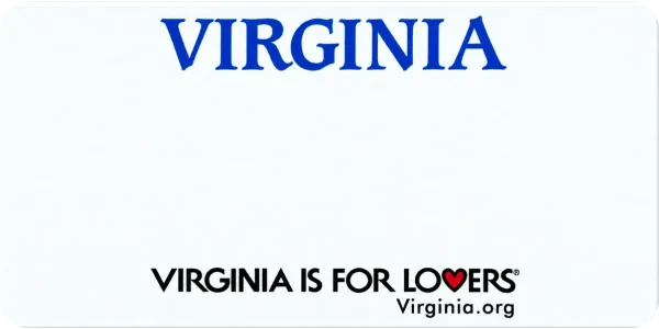 Virginia license plate visualization