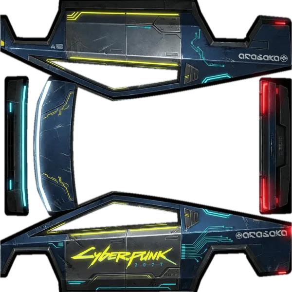Cyberpunk 2077 T1 wrap template
