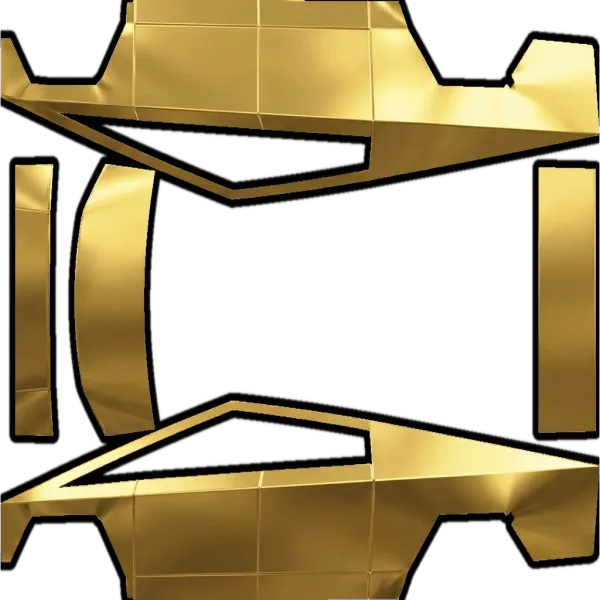 Gold Foil wrap template