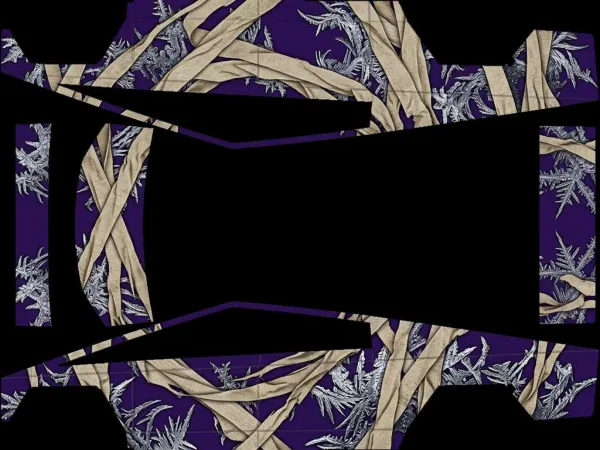 Mummy Wrap (Halloween Edition) wrap template