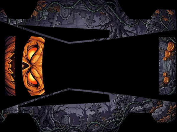 Spooky Cemetery (Halloween Edition) wrap template
