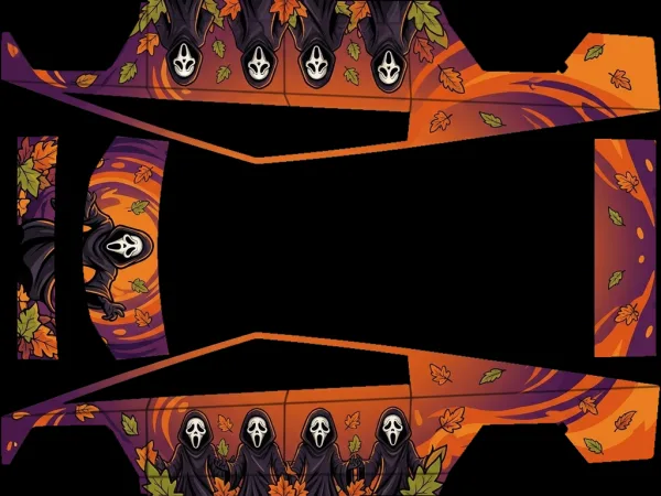 Spooky Ghosts (Halloween Edition) wrap template