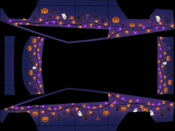 Spooky Lights (Halloween Edition) wrap template