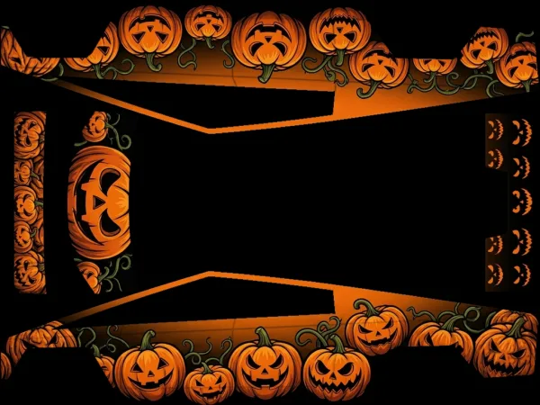 Spooky Pumpkins (Halloween Edition) wrap template