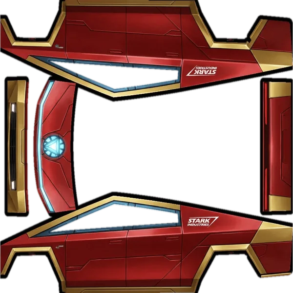 Stark Industries T1 wrap template