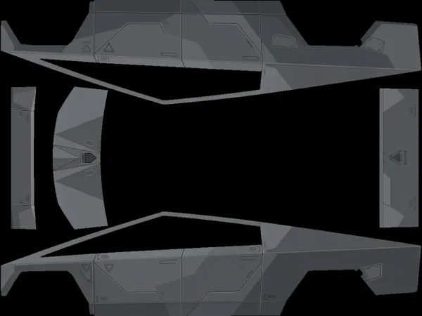 Stealth F22 Camo wrap template