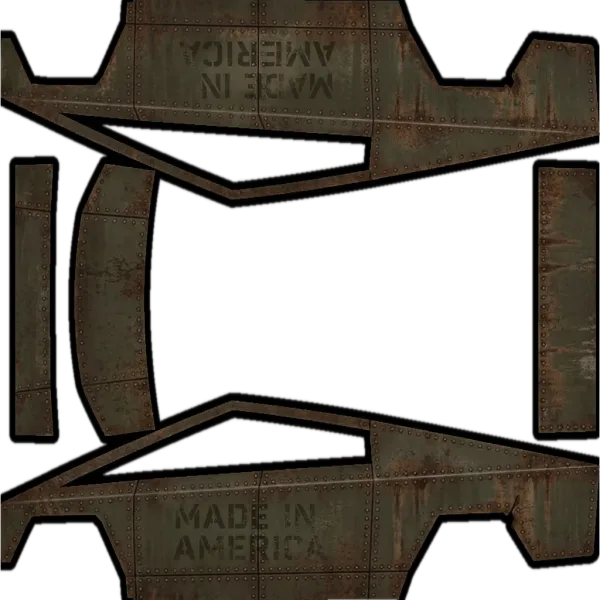 Steel Armor wrap template