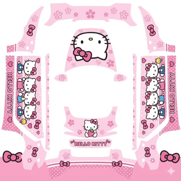 Hello Kitty wrap template