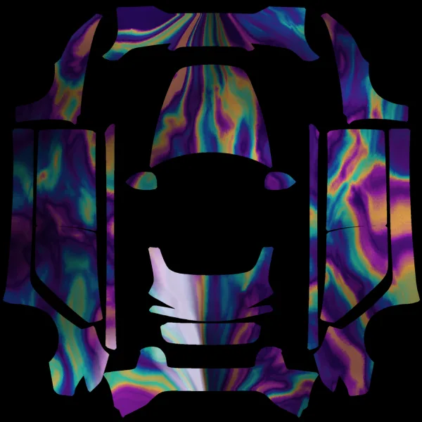 Oil Slick wrap template