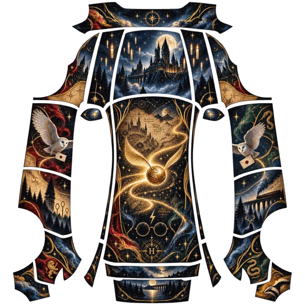 Harry Potter wrap template