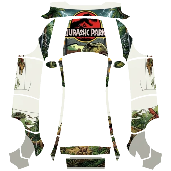 Jurassic Park wrap template
