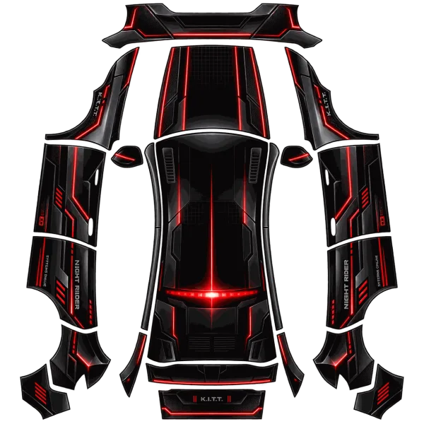 Kitt wrap template