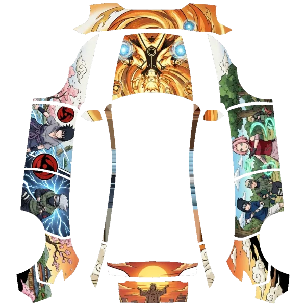 Naruto wrap template