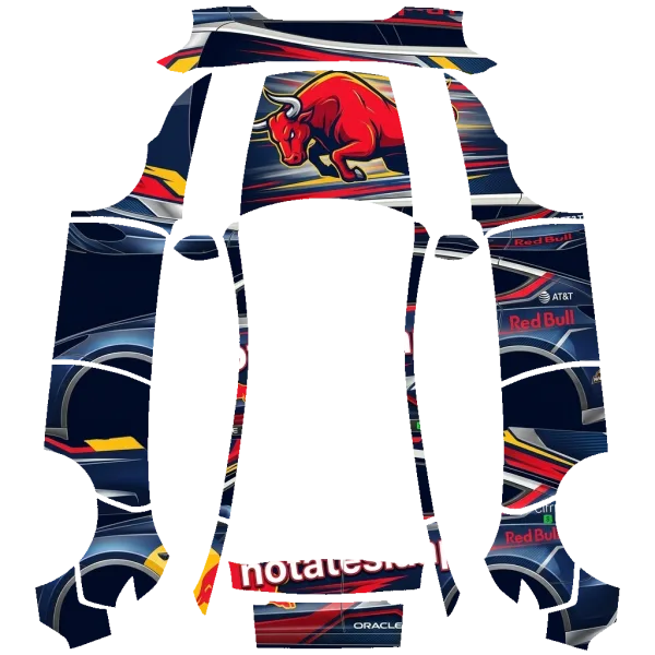 Red Bull wrap template