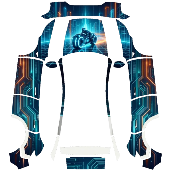 Tron wrap template
