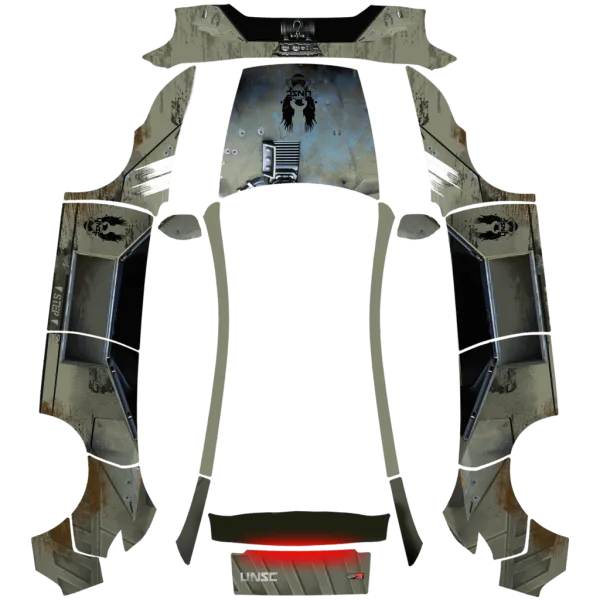 Warthog wrap template