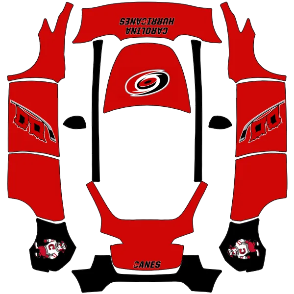 Carolina Hurricanes wrap template