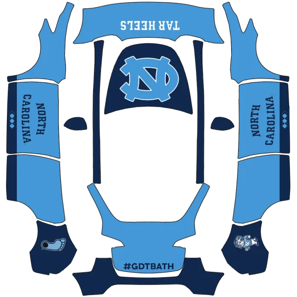 University of North Carolina wrap template