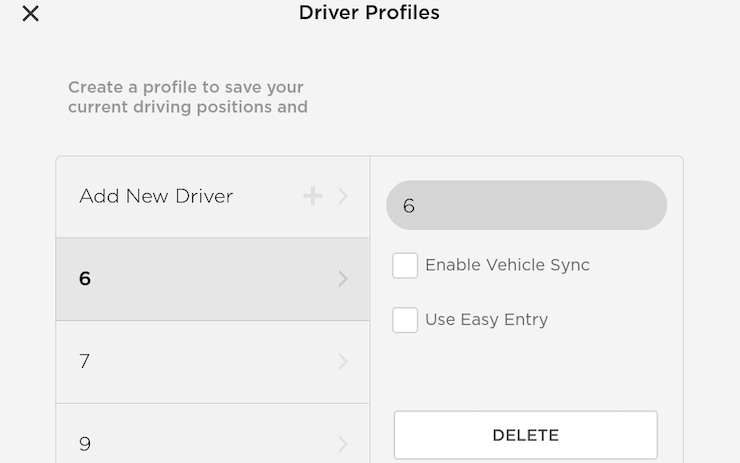 Tesla Cloud Profiles feature in update 2022.8.3