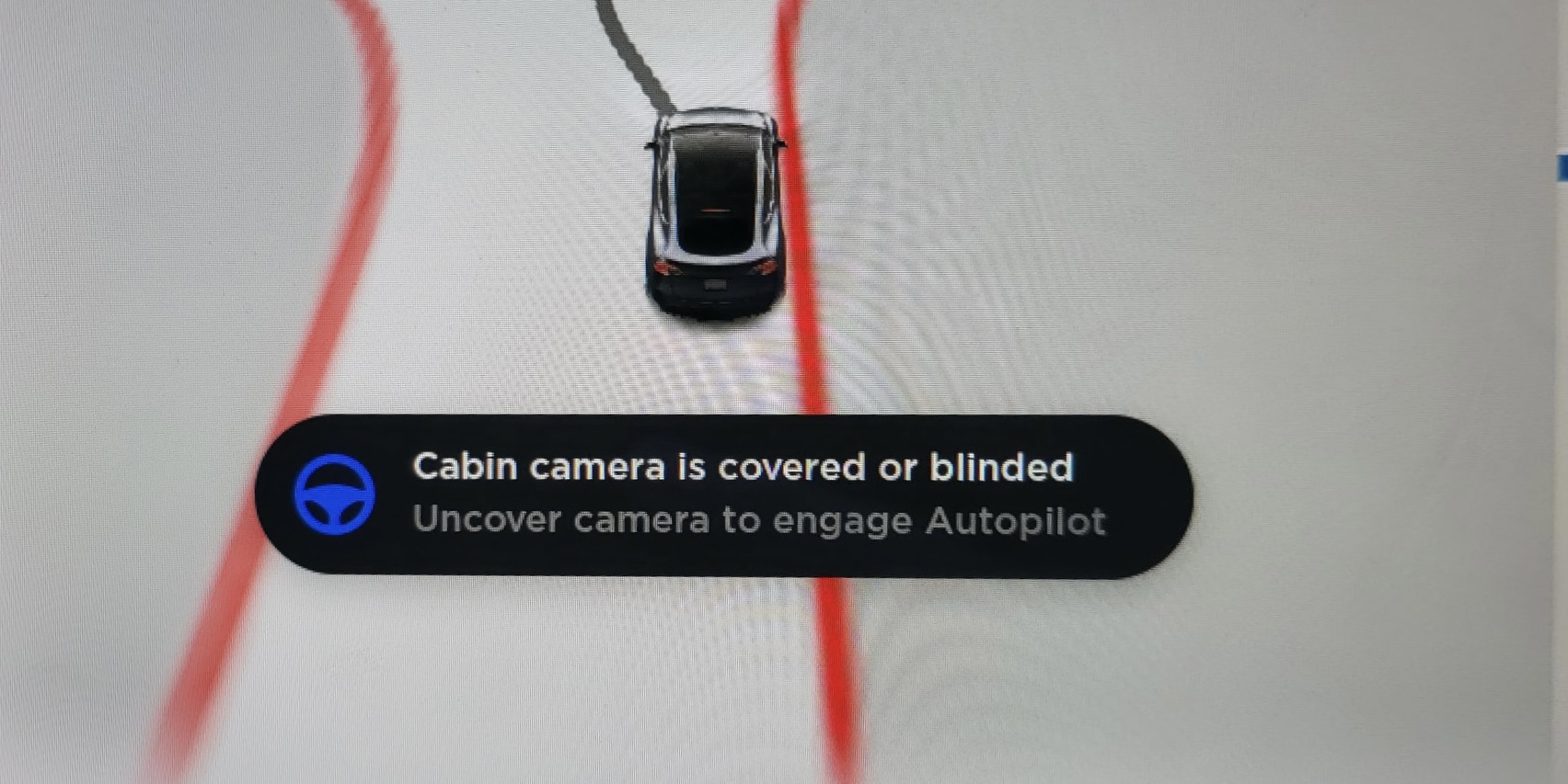 Covering the cabin camera now stops Tesla Autopilot